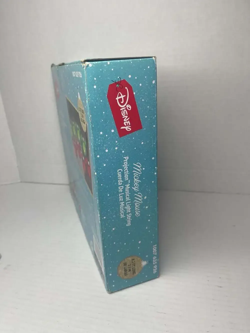 Disney Mickey Mouse Projection Musical Light String 8 Count 8.2ft Christmas Deco